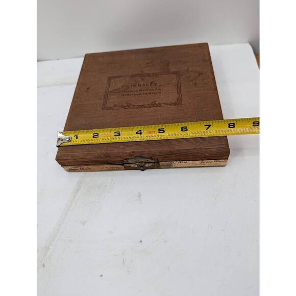 KINGSLEY HOT FOIL Stamping Printer letters Typeset 24 Pt. KEYNOTE LC Wood Box - Picture 6 of 7